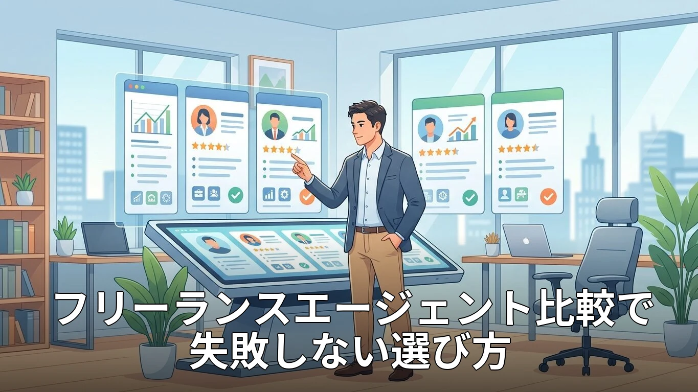 フリーランスエージェント比較で失敗しない選び方