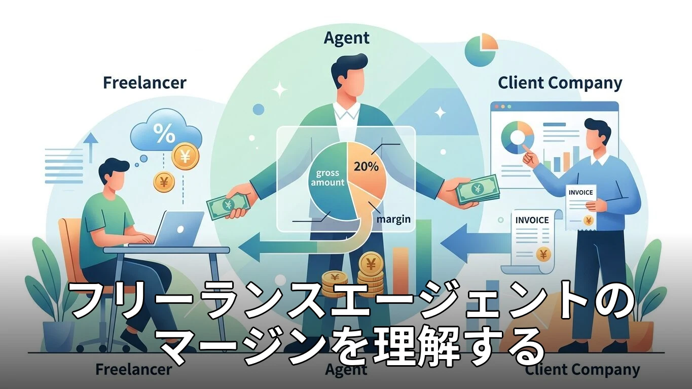 フリーランスエージェントのマージンを理解する